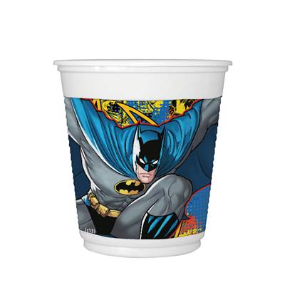 Copo Plstico Batman c/ 8 unid. - Festcolor
