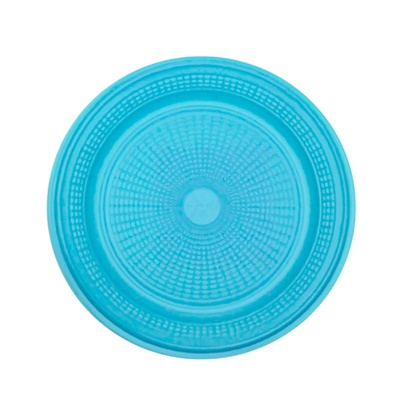 Prato Descartvel Azul Claro 15cm c/10 unid. - Trik Trik