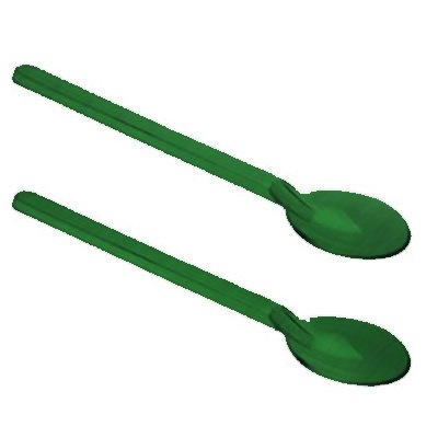 Colher Piccolo Verde c/100 unids. - Plastilnia