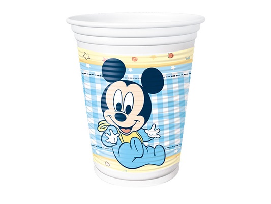 Copo Plstico Baby Mickey e Amigos c/8 unid. - Regina